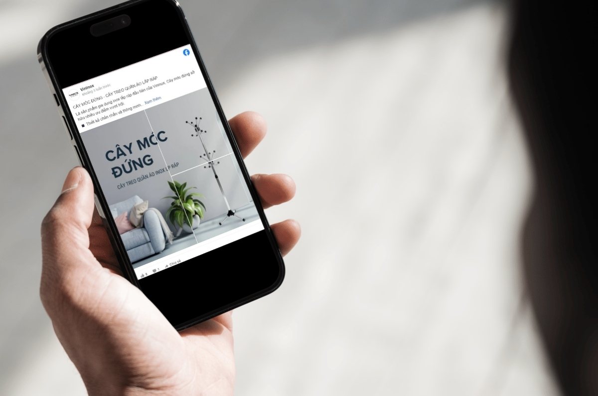 Cây móc đứng có mặt trên Facebook