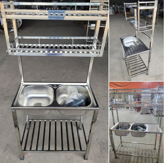 Kệ chậu rửa chén inox Vininox