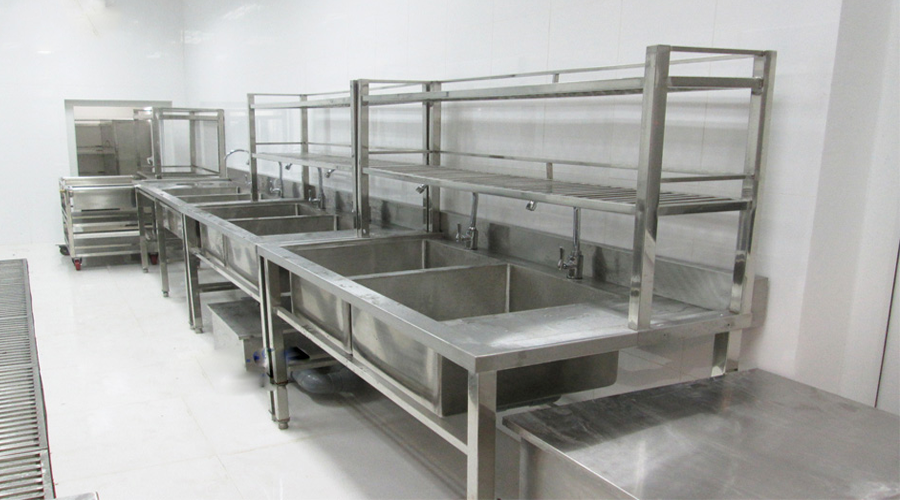 Chậu rửa inox 304 công nghiệp