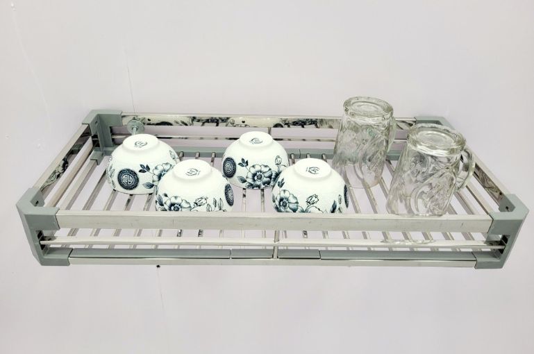 Kệ treo tường inox lắp ráp 1 tầng