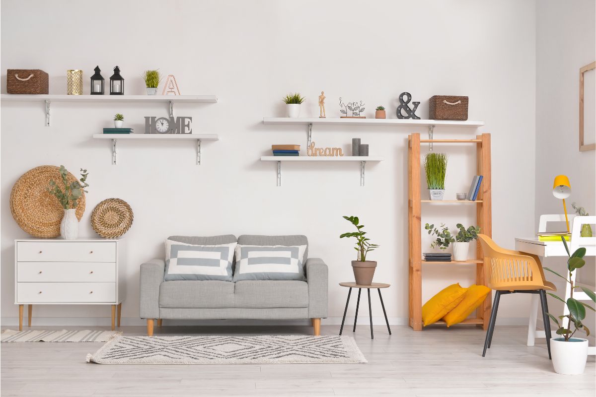 Kệ treo tường phòng khách