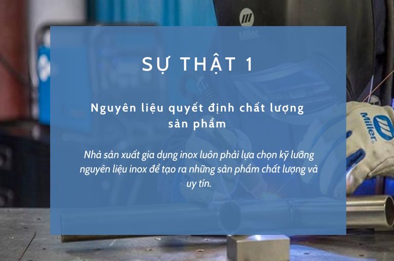 Sự thật về sản xuất gia dụng inox